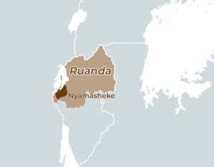 Café Ruanda Mapa
