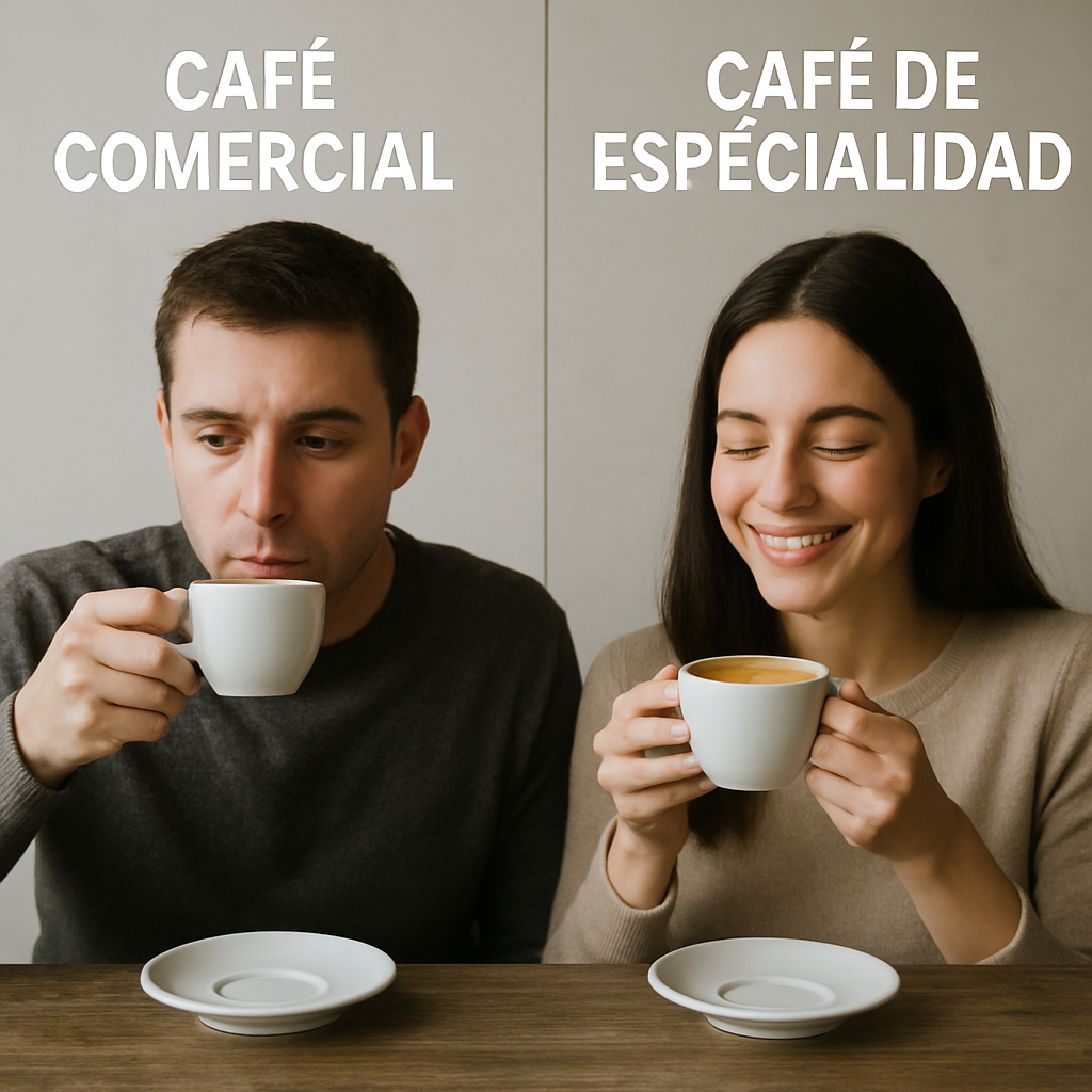Cafe especialidad vs comercial