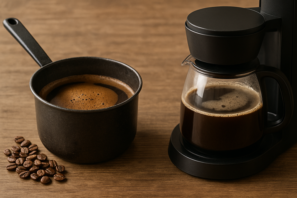 Cafe Puchero VS Cafetera